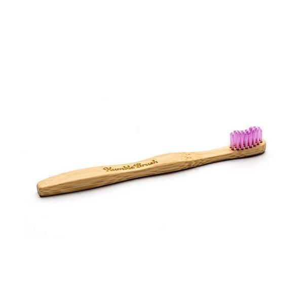 Brosse à dents enfants ultrasoft bambou Violet thumbnail