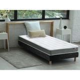 Ensemble matelas mousse hr sommier noir 90x190 thumbnail