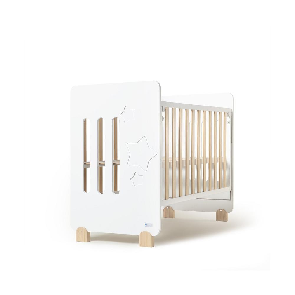 Lit Bébé pour Matelas 60x120-Etoile-Nature Color thumbnail