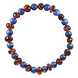 Bracelet adulte - Ambre / Lapis Lazuli thumbnail