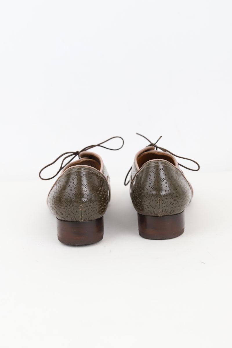 Chaussures à lacets Fendi en cuir thumbnail