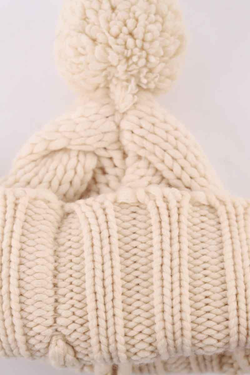 Bonnet Chanel en laine thumbnail