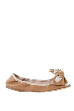 Ballerines Miu Miu en cuir