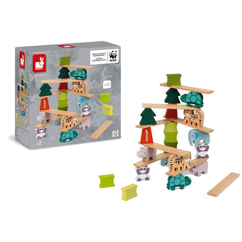 Les animaux équilibristes - jeu en bois WWF - - JANOD thumbnail