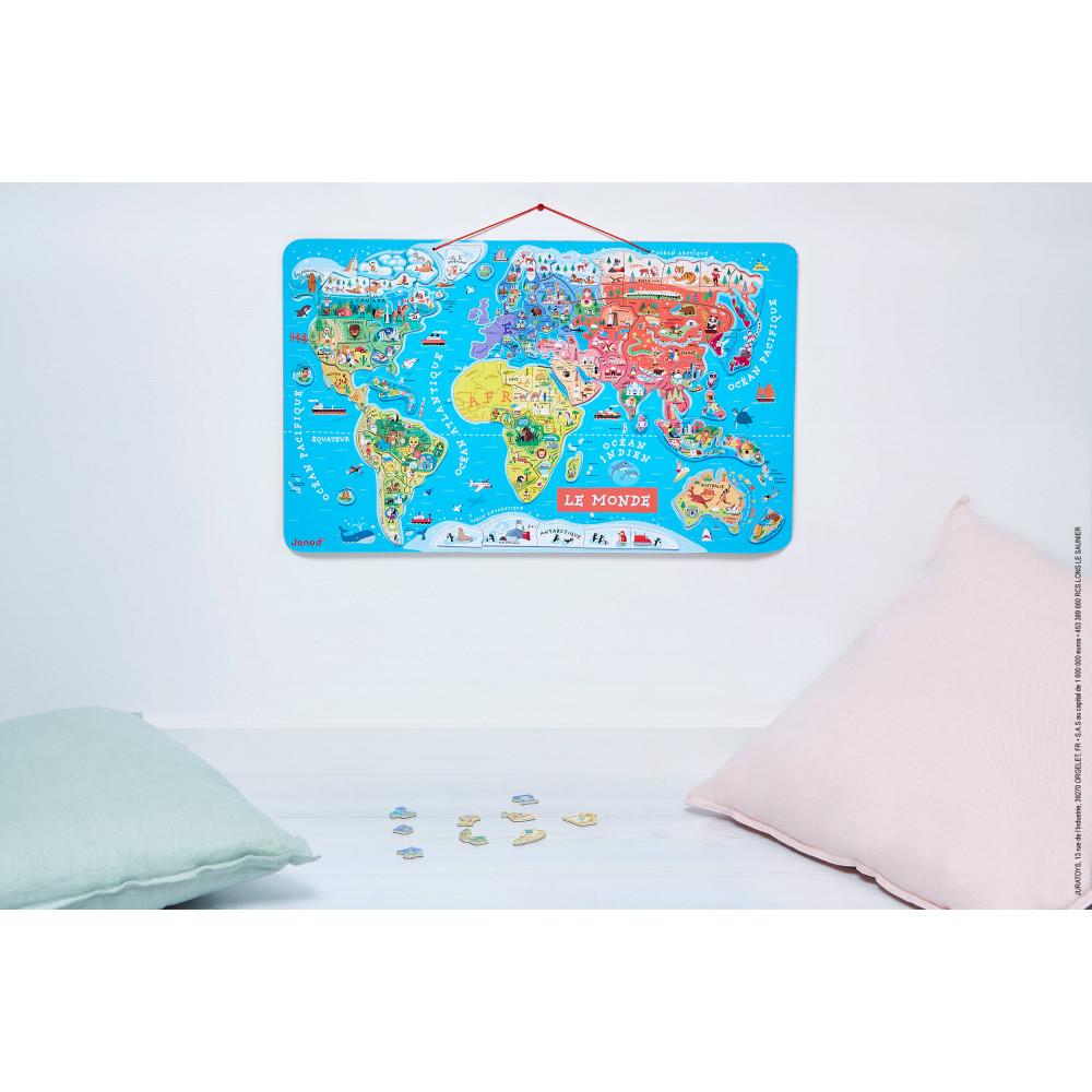 Puzzle Monde Magnétique 92 Pièces thumbnail