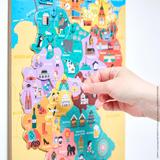 Puzzle carte d'Allemagne magnétique thumbnail