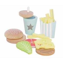 Jouet en bois dinette Burger Meal