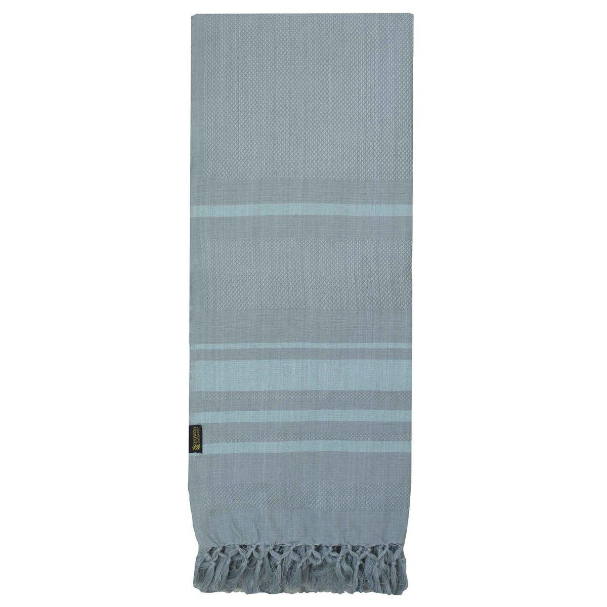 Fouta en coton biologique Almond - 90 x 160 cm thumbnail