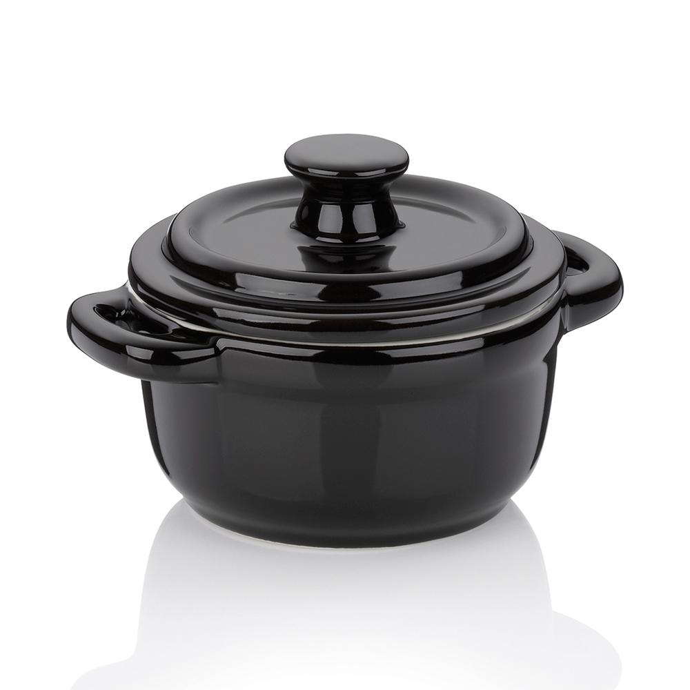 Mini cocotte Malin noir 10 cm thumbnail