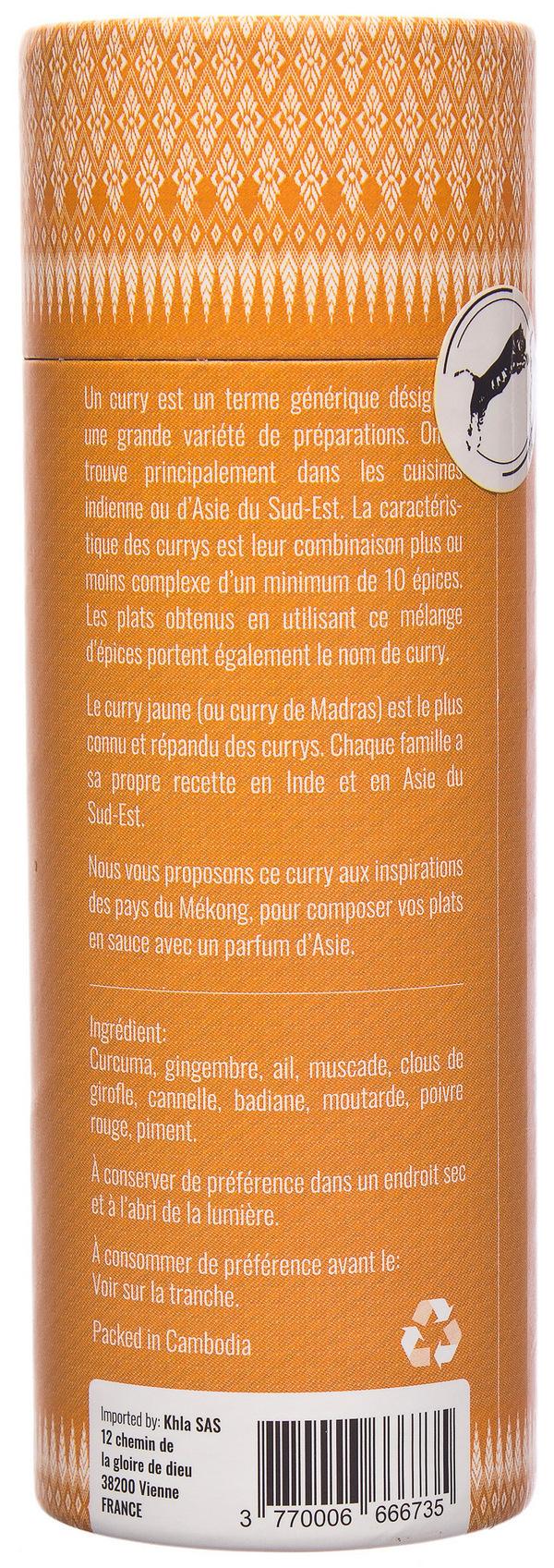 Curry jaune - Biologique - en poudre - 100g thumbnail