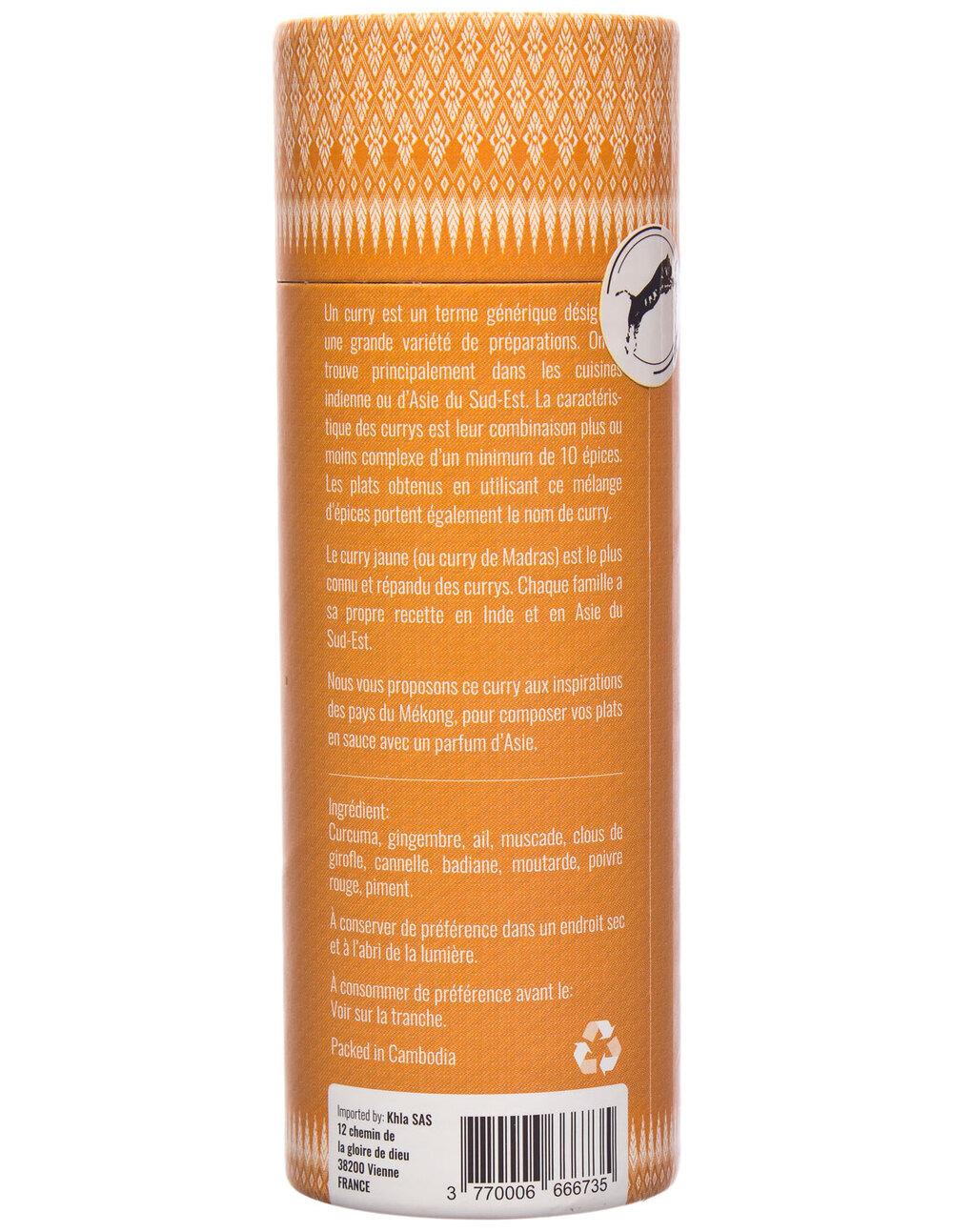 Curry jaune - Biologique - en poudre - 100g thumbnail