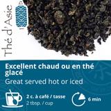Thé bleu - Oolong - Biologique - en vrac - 90g thumbnail