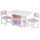 Ensemble table et 2 chaises Coeur thumbnail