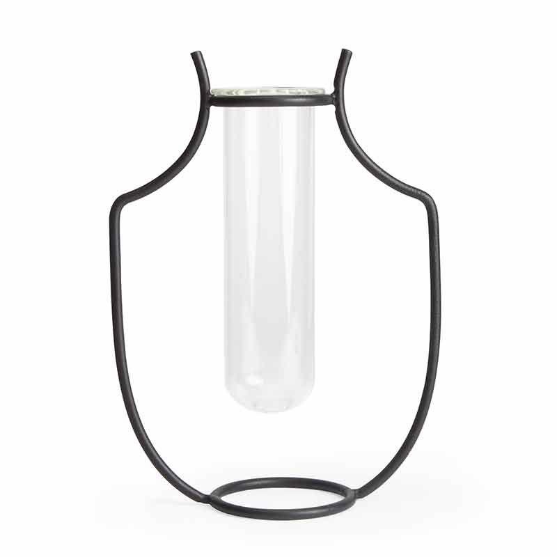 Vase en fer - soliflore amphore - style industriel thumbnail