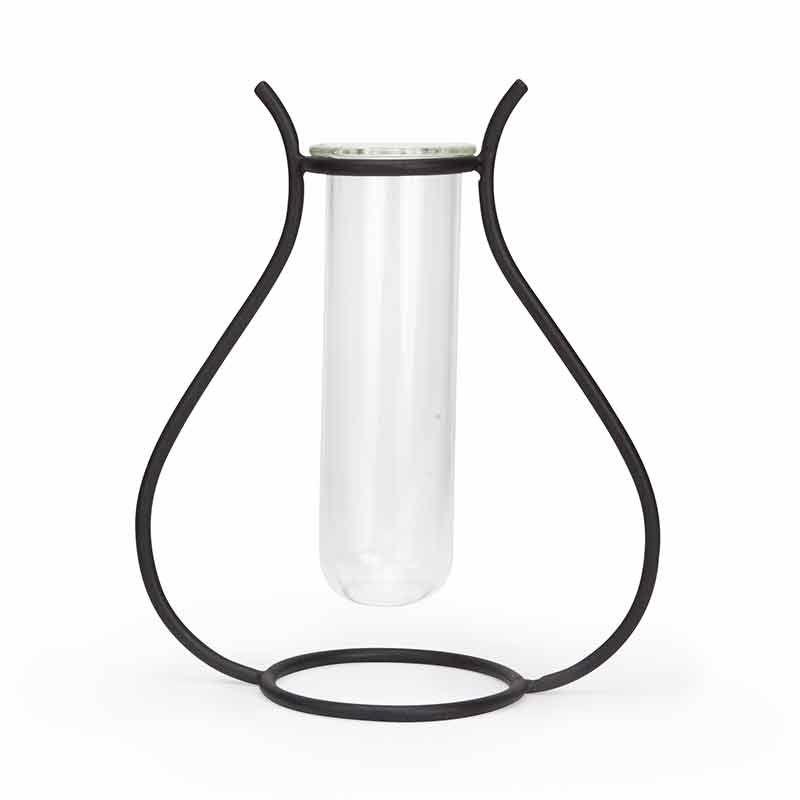 Vase en fer - soliflore arrondi - style industriel thumbnail