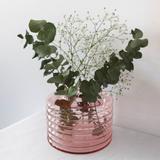 Vase déco en verre soufflé gris anthracite thumbnail