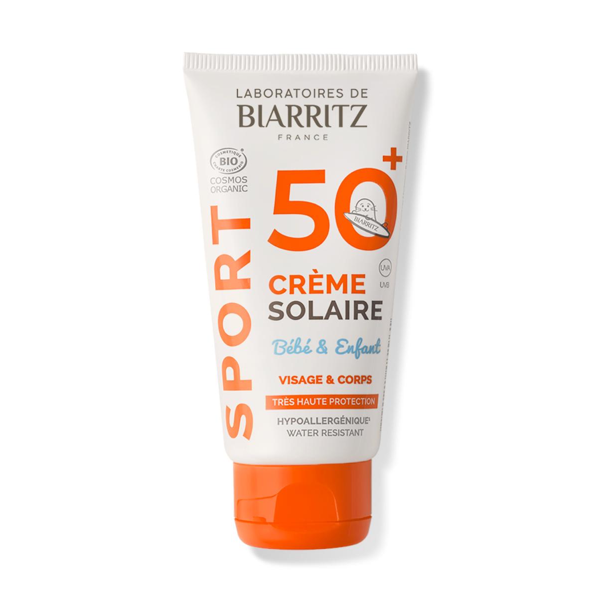 Crème solaire sport bébé SPF50+ bio thumbnail