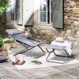 Repose-jambes / tabouret matelassé pliant - NEXT thumbnail