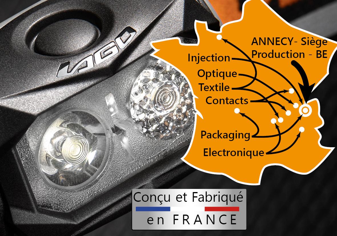 Lampe frontale BXR3.1  Fabrication France thumbnail