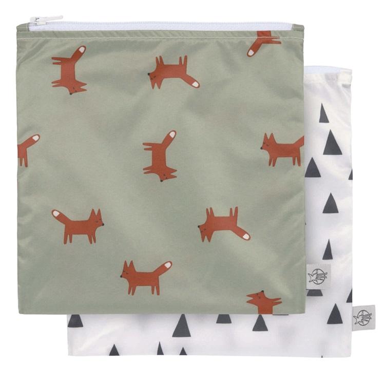 Lot de 2 pochettes à snack Renard thumbnail