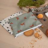 Lot de 2 pochettes à snack Renard thumbnail