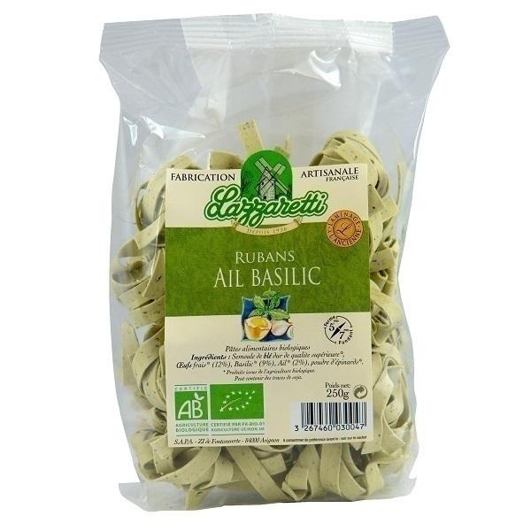 Rubans aux oeufs frais basilic et ail 250g