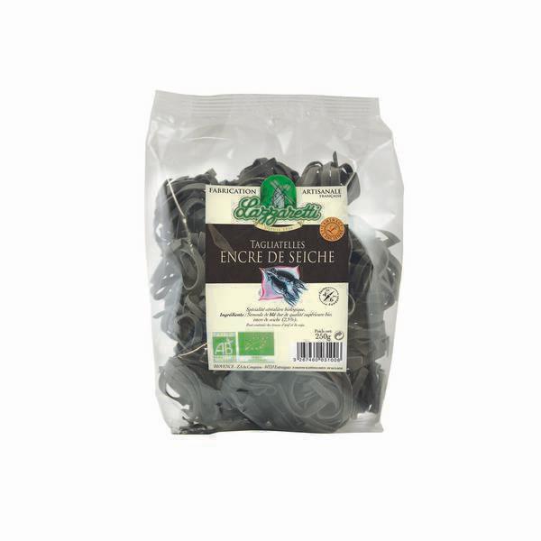 Tagliatelle à l'encre de seiche 250g