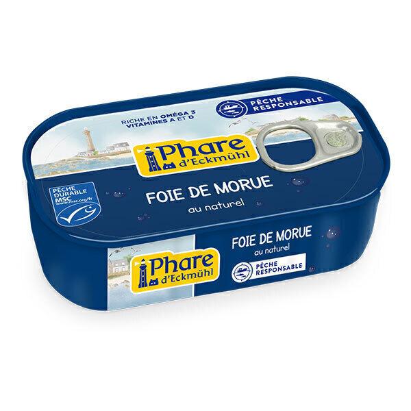 Foie de morue au naturel 121g