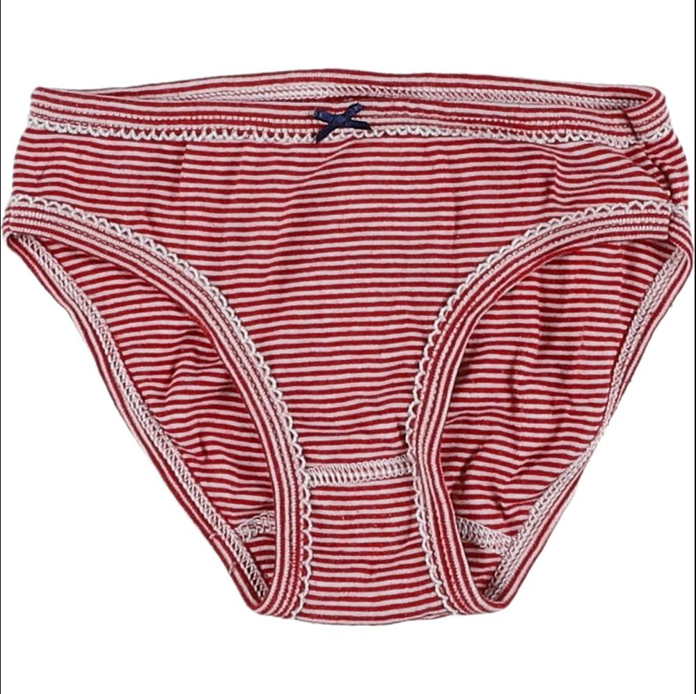PETIT BATEAU - Culotte Rouge, blanc thumbnail