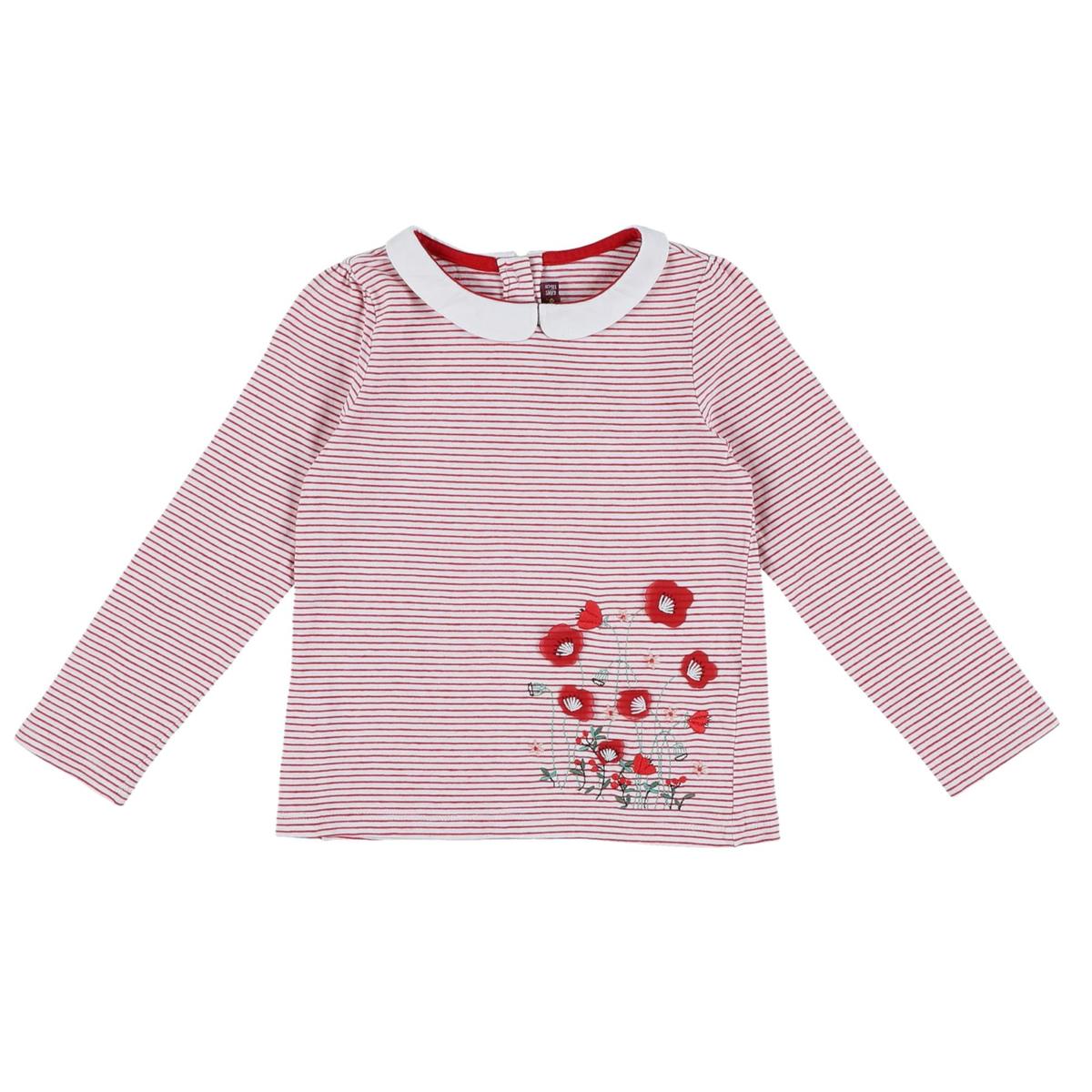 SERGENT MAJOR - T-shirt blanc, rouge thumbnail