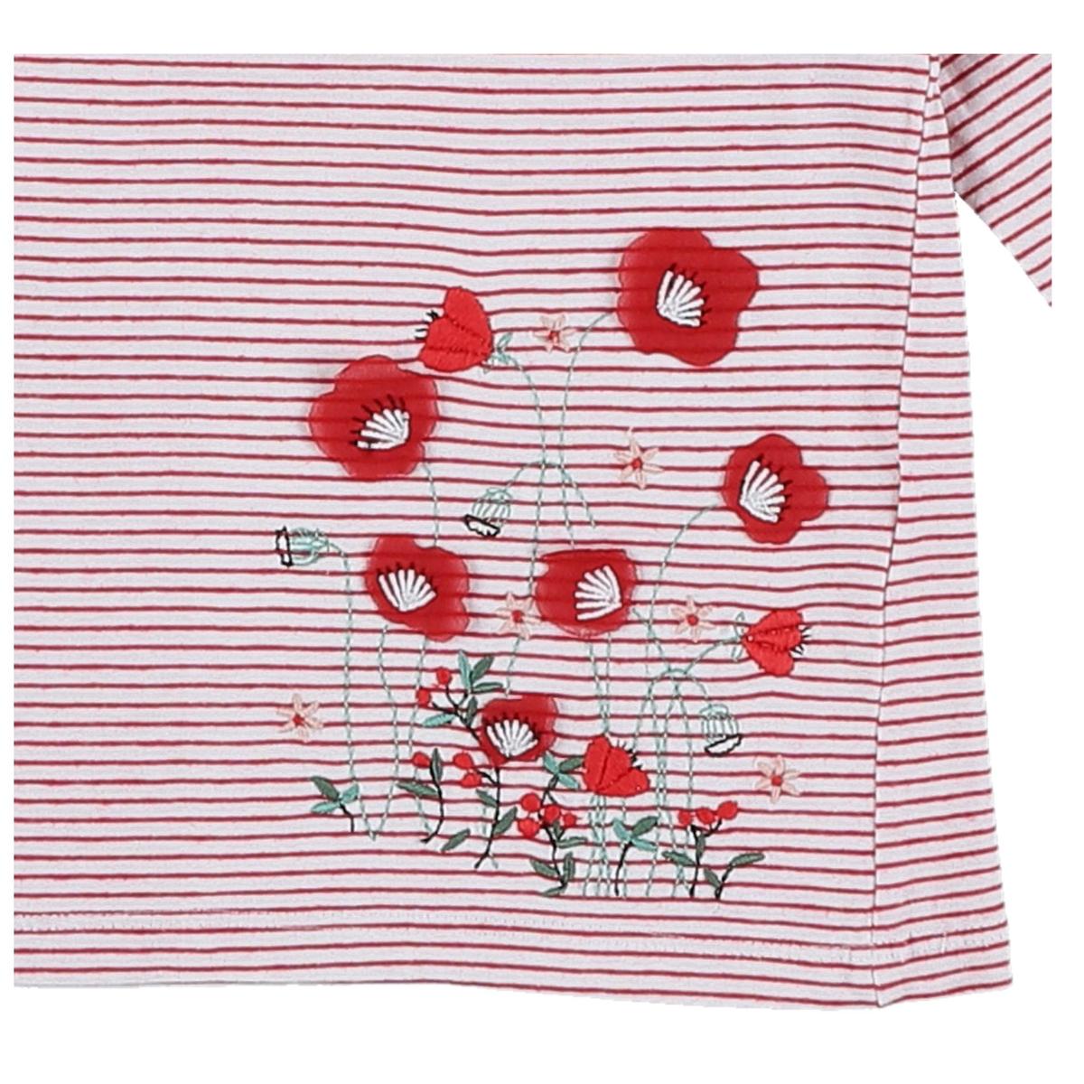 SERGENT MAJOR - T-shirt blanc, rouge thumbnail