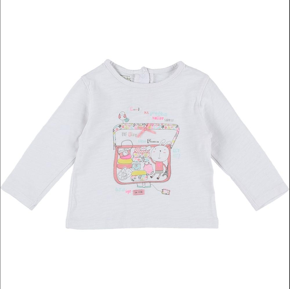 LA COMPANIE DES PETITS - T-Shirt blanc, rose thumbnail