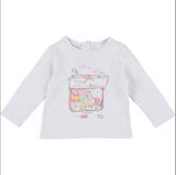 LA COMPANIE DES PETITS - T-Shirt blanc, rose thumbnail