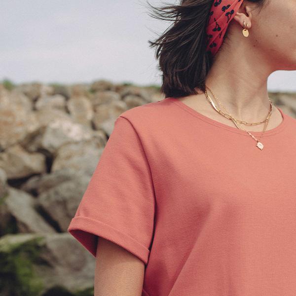 Robe Rita maille Rouille thumbnail