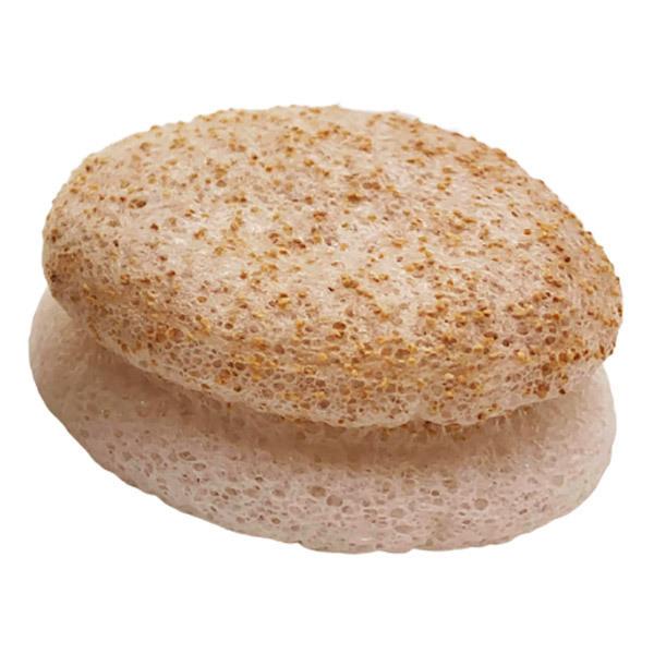 Eponge Konjac visage 2en1 aux éclats de noix