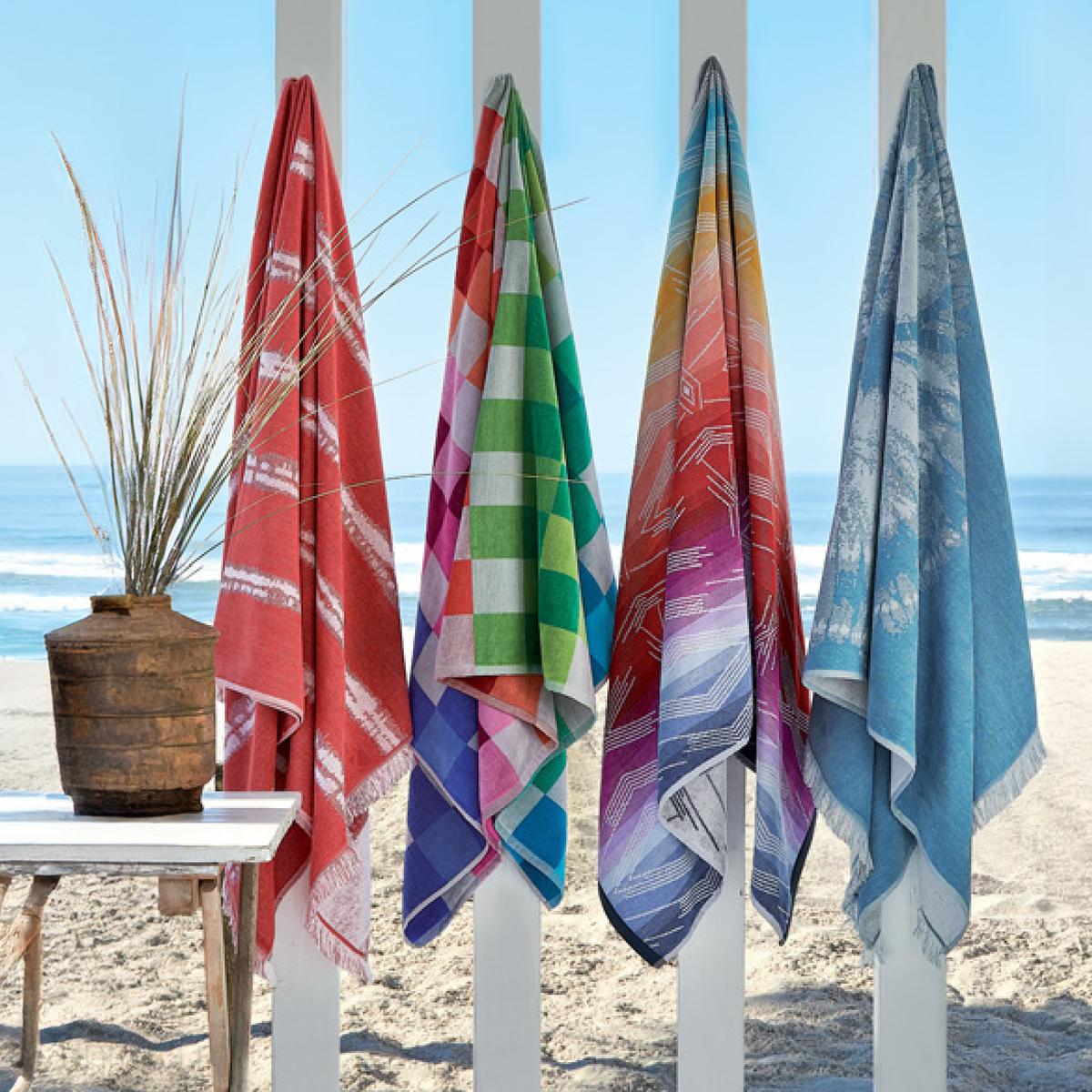 Drap de plage 100x180 cm pur coton collection MOLAROTTO bleu thumbnail
