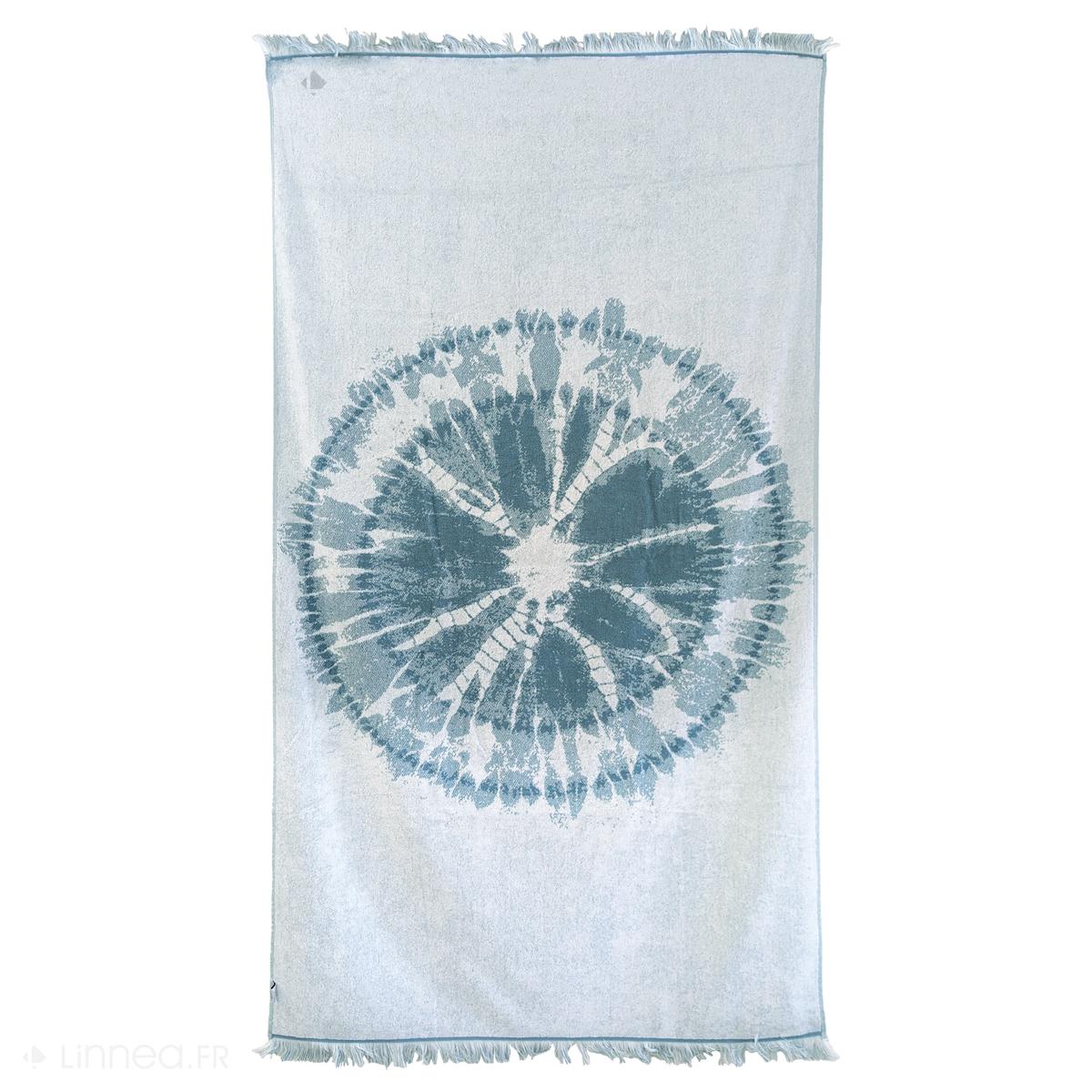 Drap de plage 100x180 cm pur coton collection MOLAROTTO bleu thumbnail