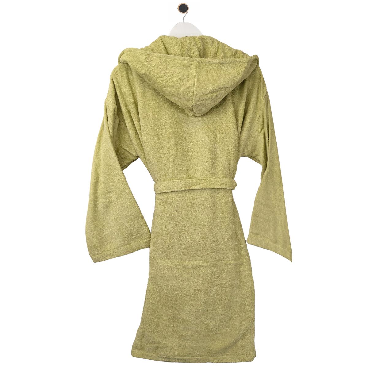 Peignoir à capuche adulte EFFICIENCE PURE coton L vert Menta thumbnail