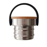 Gourde inox 750ml étoile, bouchon inox et bambou thumbnail