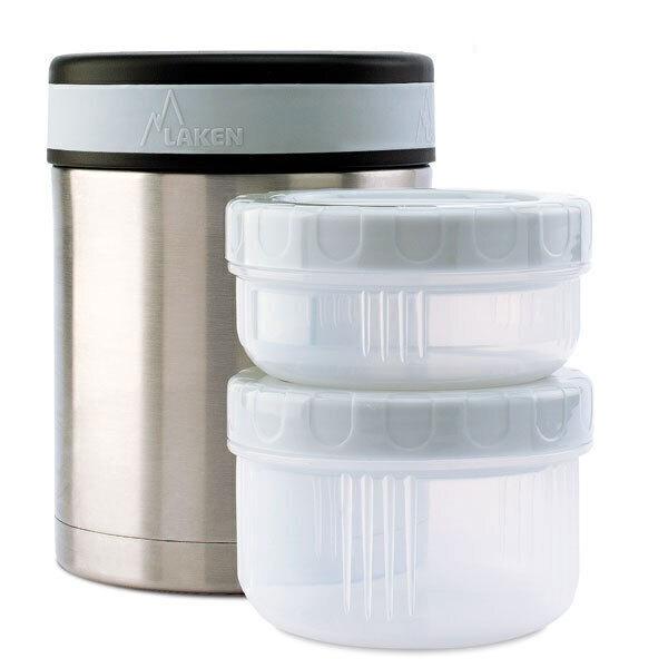 Lunch Box inox isotherme, housse Pois 1 litre thumbnail