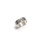 Bague Ethnique Fleur De Lotus Argent 925 thumbnail