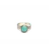 Bague Ethnique Awá Argent 925 et Amazonite thumbnail