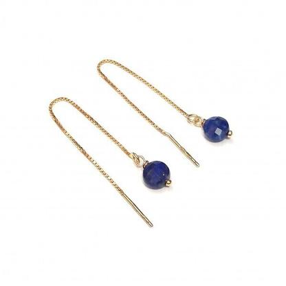 Boucles D'Oreilles Ilhéus Lapis-Lazuli Argent 925