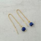 Boucles D'Oreilles Ilhéus Lapis-Lazuli Argent 925 thumbnail