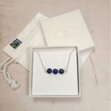 Collier Maya Lapis-Lazuli et Argent 925 thumbnail