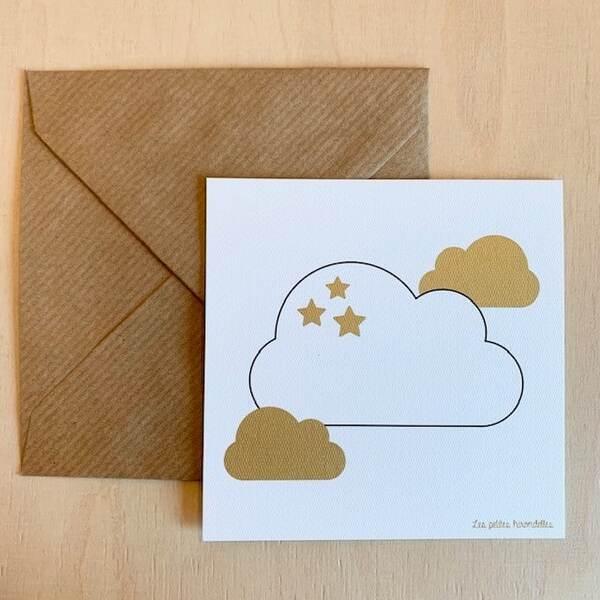 Carte de correspondance - Le nuage étoilé thumbnail