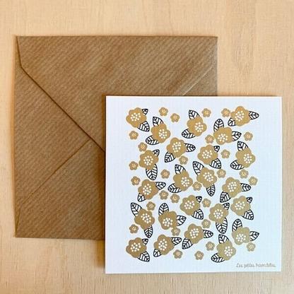Carte de correspondance - Les fleurs