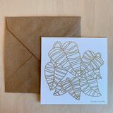 Carte de correspondance - Les feuilles thumbnail