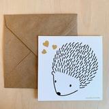 Carte de correspondance - Le hérisson amoureux thumbnail