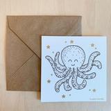 Carte de correspondance - Pieuvre étoilée thumbnail